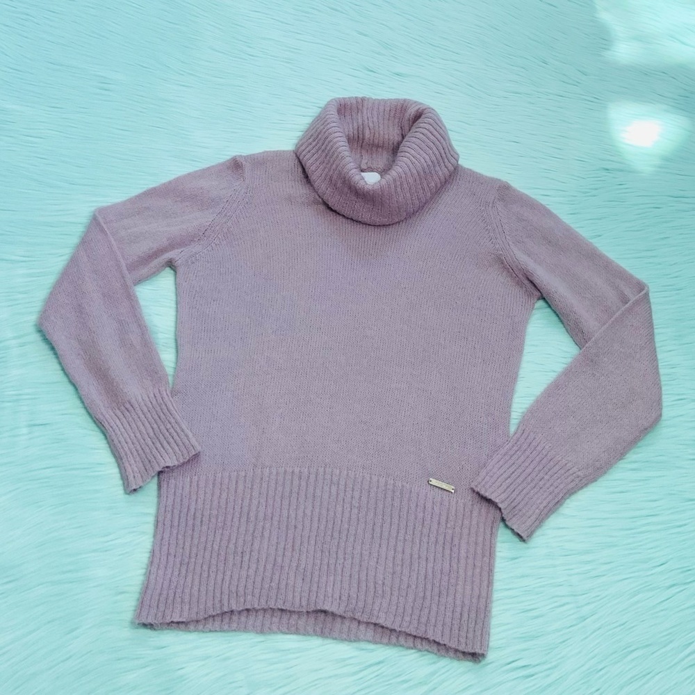 Conte of Florence Mohair Blend Lavender Sweater
